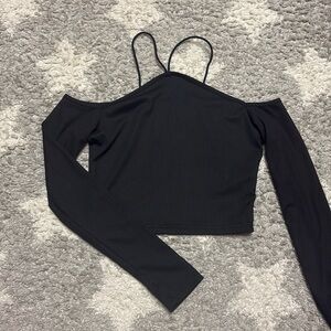 SHEIN Black Going Out Top